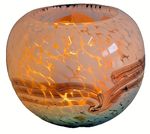 Murano Style Desk Lamp with Rock Salt Inner Glow USB Powered 5 Inch Dia (MA08)