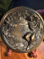 Bronze Relief Plaque Oberon & Titania After Wyon Shakespeare Midsummer Dream 