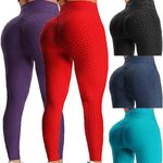 Women Anti-Cellulite High Waist Yoga Leggings Butt Lift Pants Push Up Sports GYM