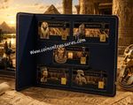 Egyptian Pharaohs collection 1/1000 Oz .999 Gold 5 coin cards in Album W
