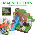 UK 100x/Set Magnetic Building Blocks Children Kids Educational Toy Gift Creative