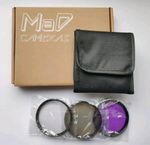 58mm 3 Filter Set UV CPL FLD For Canon EOS 400D 450D 500D 550D 600D 650D 700D