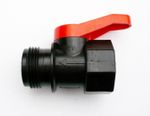 In-Line BALL VALVE. Polypropylene. 3/4" BSP Male X 3/4" BSP Female Threads
