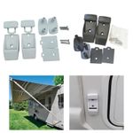 2x Awning Leg Bracket Professional Direct Replace Portable Compact Accessory