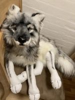 Handmade Wolf Plush