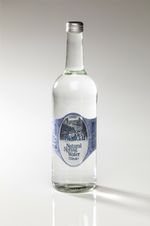 750ml GLASS Still Bottled Cheddar Natural Spring Water ~ (12 Bottles)