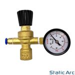 MINI GAS BOTTLE REGULATOR FLOW GAUGE NITROGEN CO2 ARGON MIG TIG WELDING 4mm