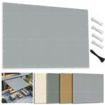 Sun Shade Sail Rectangle Waterproof 95% UV Block Garden Sunscreen Awning Canopy