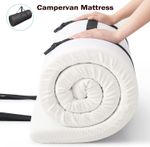 Campervan Mattress Topper Memory Foam + Storage Bag Set, RIB Bed, Rock n Roll,