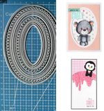 Nested Ovals Metal Cutting Dies Scrapbooking Embossing Paper Card Crafts Stencil