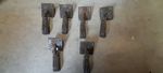 Vintage/antique Art Deco Drawer Drop Pulls x 6 made in england