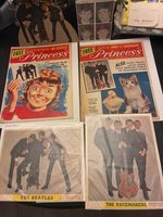 TWO PRINCESS MAGAZINES WITH MINT UNUSED FREE GIFTS BEATLES GERRY 1963  VERY RARE
