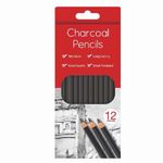 12 CHARCOAL PENCILS FOR SKETCHING AND DRAWING - BRAND NEW