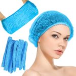 100-1000PCS Disposable Mob Caps Non Woven Catering Kitchen Hair Nets UK