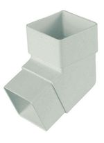 FloPlast 65mm Square 112.5 Degree Offset Bend White