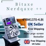 Bitaxe NerdQaxe++ 4Pcs BM1370 ASIC Chip 4.8TH/s Home Solo BTC Lottery Miner