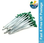 PLS 100 x Rock Pegs Green Top Heavy Duty Hard Ground Awning Motorhome - 6009900