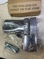 Trojan Patriot Upvc Door Hing Old Style chrome pack of three.