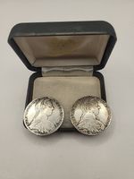 Pair of Austrian Maria Theresa Thaker 1780 x Silver Coins Good Condition 55.75g.