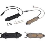 Tactical Augmented Pressure Mount Double Control Switch for PEQ and Flashlight