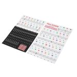 New Piano Keyboard Stickers For 88/61/54/49 Key Self Adhesive Removable Piano
