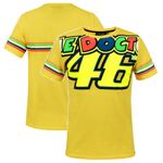 Valentino Rossi MotoGP T-Shirt Men's Yellow The Doctor Top - New