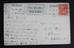 'BUY NATIONAL WAR BONDS' Accrington, Lancs. 1918 Slogan postmark on a A postcard