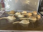 ChiselCraft  (TEN) 10 Wooden Mice GRAINED NATURAL Wood Carvings Quality Mouse