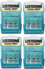 Listerine Cool Mint Pocketpak Breath Strip Pack of 12