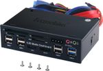 TCC-QL5E 5.25 Inch PC Multifunction Dashboard Media Front Panel, with SATA E-Sat
