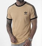 Adidas Originals 3 Stripes Cotton T-shirt Crew Neck Short Sleeve S-XXL