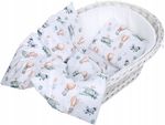 Baby 2pc Bedding Set fit Cradle/Moses basket/Pushchair 70x80cm Dreamy Flight