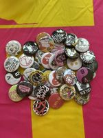 20 Modern punk / alternative rock badges . Random assortment 