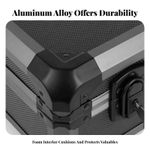 Aluminum Transport Case Large Capacity Protective Container Portable for Field