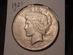 1927-S PEACE DOLLAR HIGHER GRADE NICE POPULAR BETTER DATE FREE SHIPPING #2
