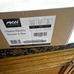 AKW iTherm 8.5kW Electric Shower System White Wall Mounted Rear Wall Fed