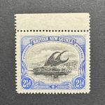 Papua SG 4 2 1/2d Black & Ultramarine MNH - CAT £40