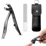 Upgrade Long Handled Toenail Clippers for Thick Nails Seniors Easy Grip Angled