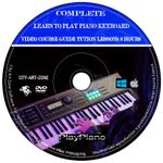 Complete Piano Keyboard Video Course Guide Tution Lessons 8 Hours PC Mac DVD
