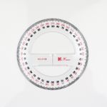 0-360° 360 Degree Protractor Tool Angle Finder Ruler Semicircle Goniometer Draw