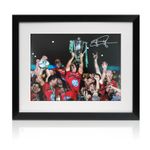 Jonny Wilkinson Signed Toulon Rugby Photo: Heineken Cup. Framed