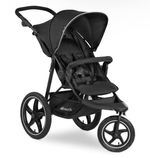 hauck Runner 2, Black - Robust All Terrain Pushchair with Raincover, XLPneumatic