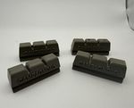 Campagnolo Vintage Gray Rubber Rim Brake Pads Set 4 for Road/Aluminum Rims.