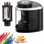 Electric Pencil Sharpener,Portable Pencil Sharpener,Battery Powered Automatic Sh