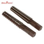 2PCS Hand Reamers Set Steel Fine/Rough-Edge Morse Taper Reamer Milling Finishing