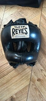 Cleto Reyes Professional Boxing Headgear Guard Black Adult Size L RE790502