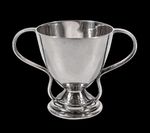 Vintage Sterling Silver 925 Small Trophy / Sharing Cup 42g Sheffield 1936