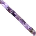 160CTS AMETHYST FACETED RECTANGLES APPROX 14X10MM 38CM