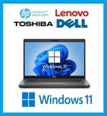 Fast Cheap Laptop Windows 11 Intel i3/i5/i7 8GB RAM SSD WiFi Webcam UK Charger