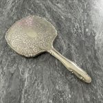 Vintage Alpacca Silver Plated Ornate Hand Mirror